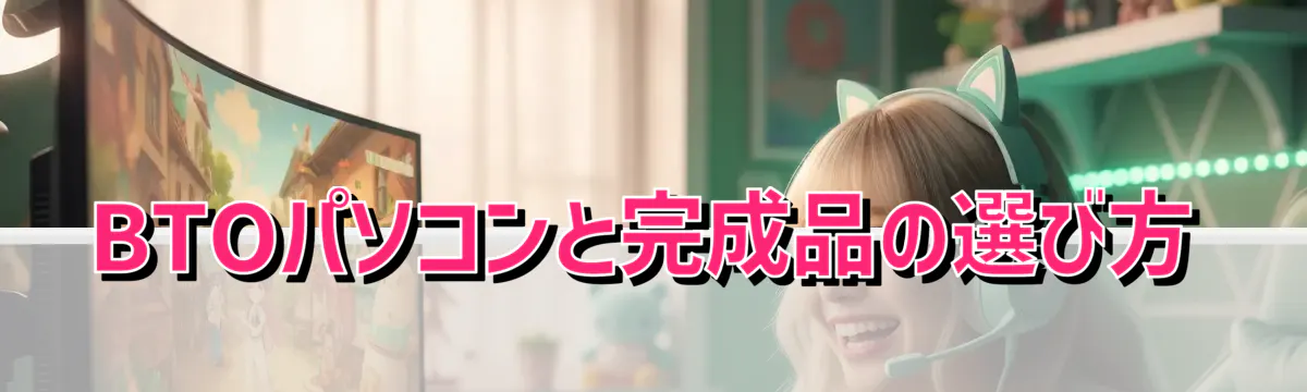 BTOパソコンと完成品の選び方