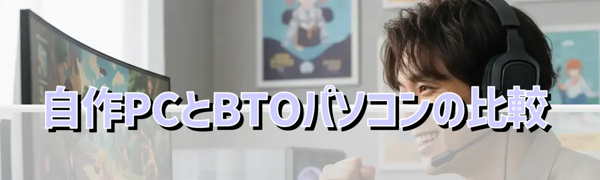 自作PCとBTOパソコンの比較