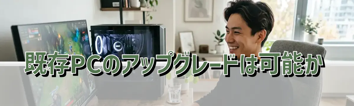 既存PCのアップグレードは可能か