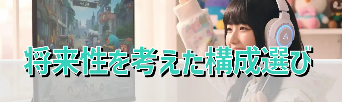 将来性を考えた構成選び