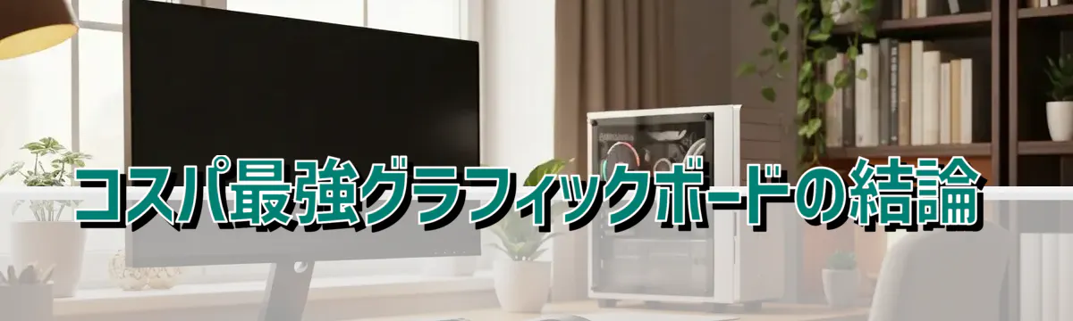 コスパ最強グラフィックボードの結論