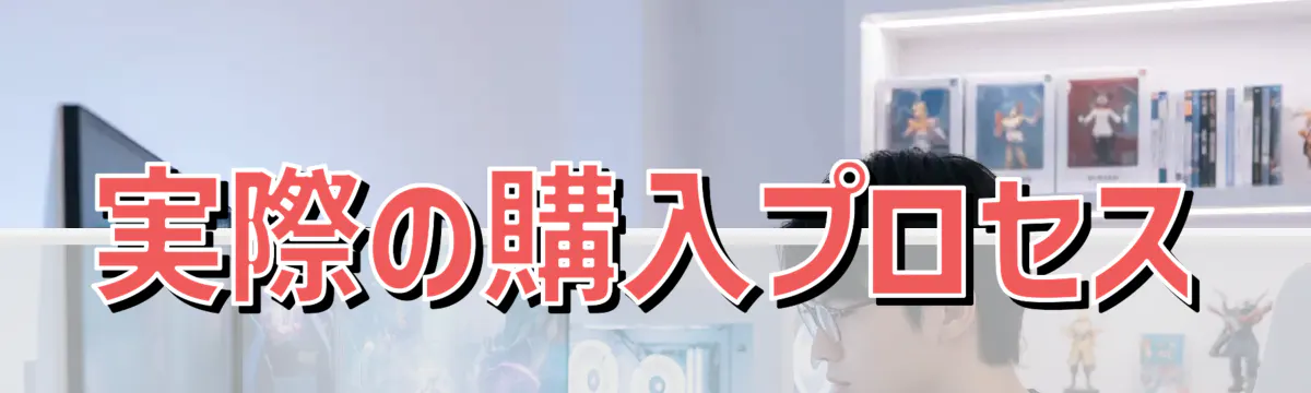 実際の購入プロセス