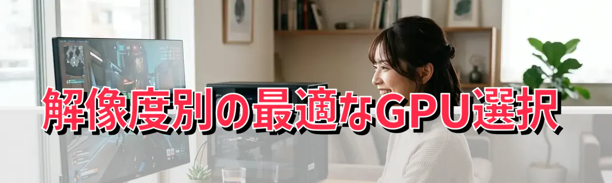解像度別の最適なGPU選択