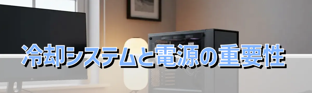 冷却システムと電源の重要性