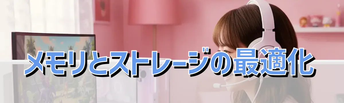 メモリとストレージの最適化