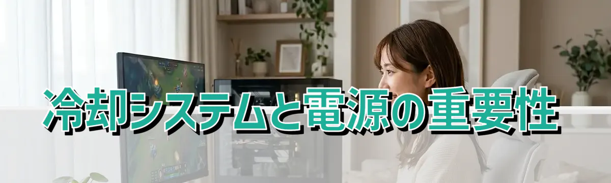 冷却システムと電源の重要性