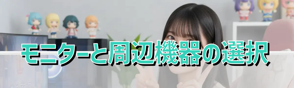 モニターと周辺機器の選択