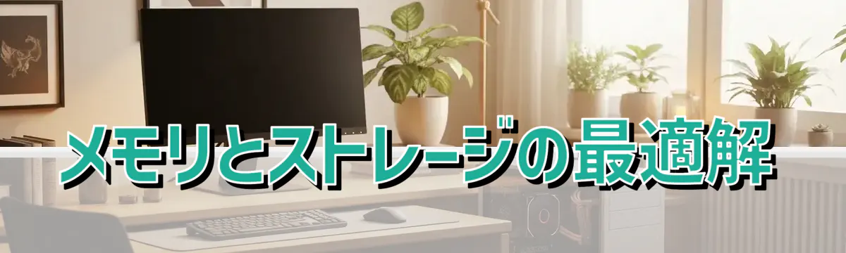 メモリとストレージの最適解