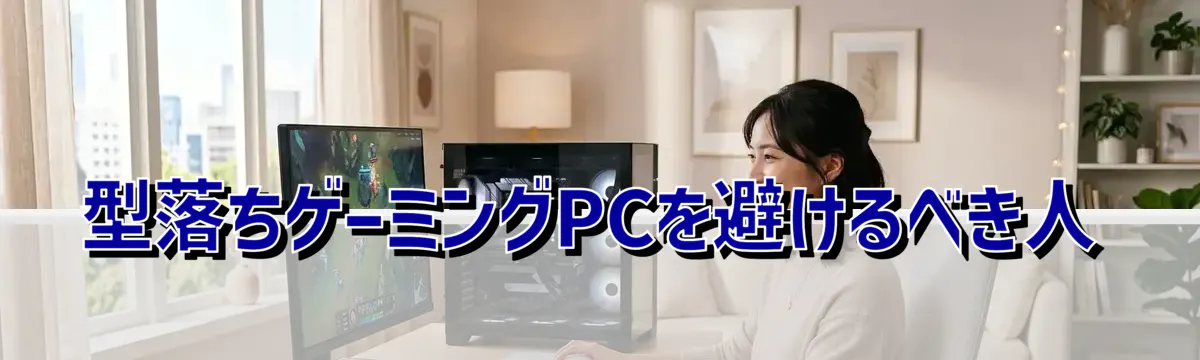 型落ちゲーミングPCを避けるべき人